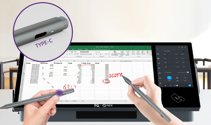 Precise pen control with convenience