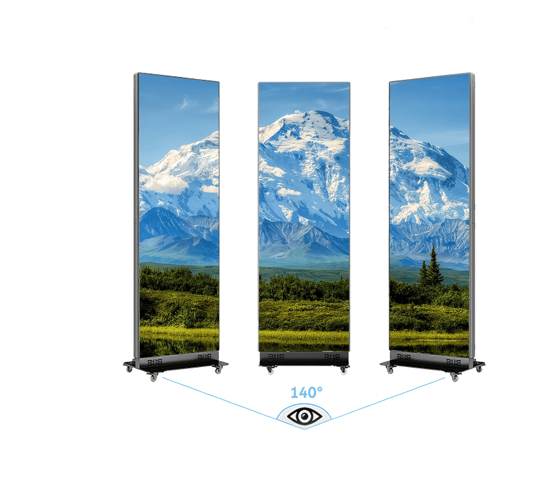 140° Wide Viewing Angle